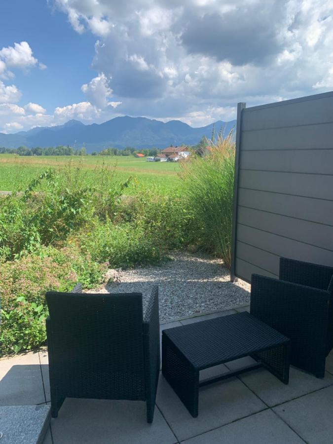 Studio Mit Alpenblick Grossweil Exteriör bild